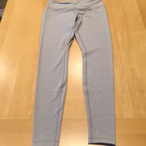 Light grey lululemon full length leggings size 6